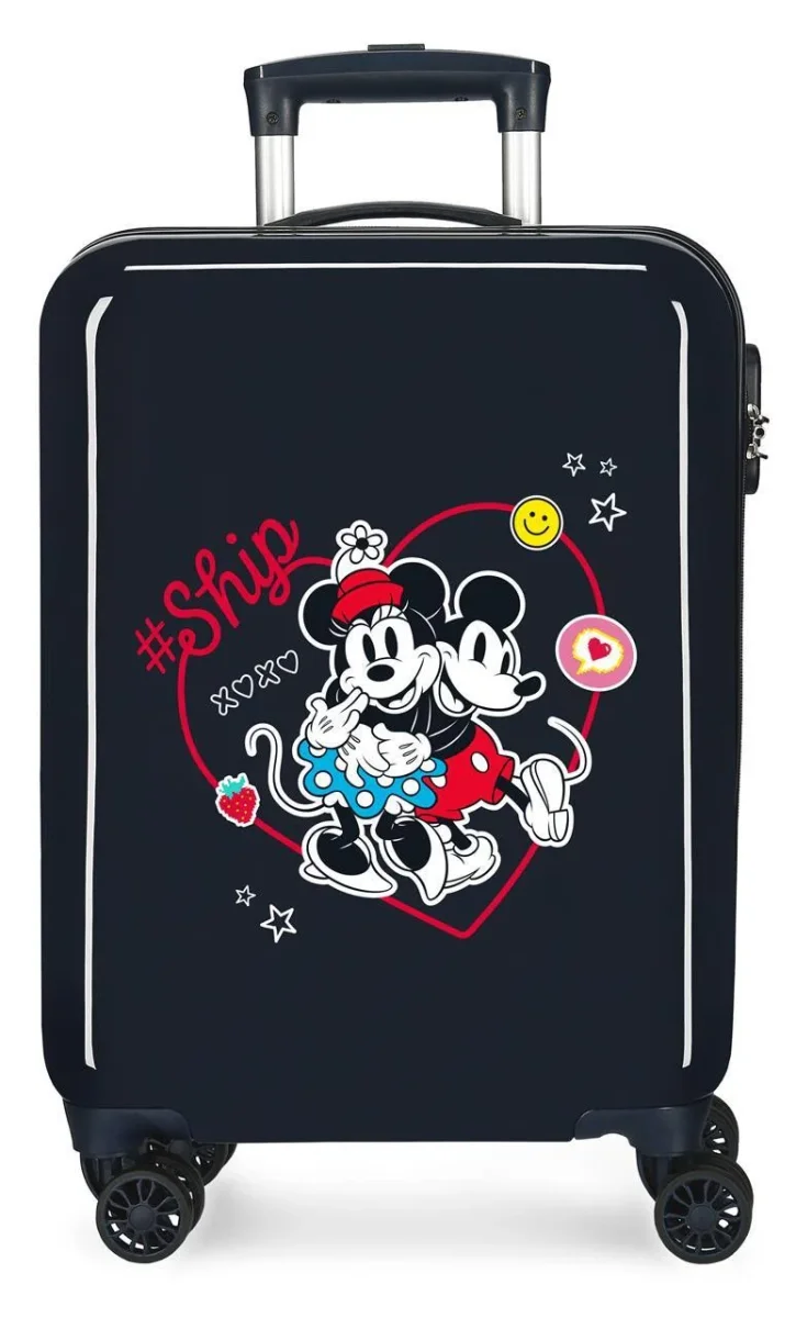 4491721 TROLLEY ABS 55CM 4R MICKEY & MINNIE SHIP ALWAYS BE KIND - Des Produits Outdoor Pensés pour Vos Aventures au Quotidien TOURISTER