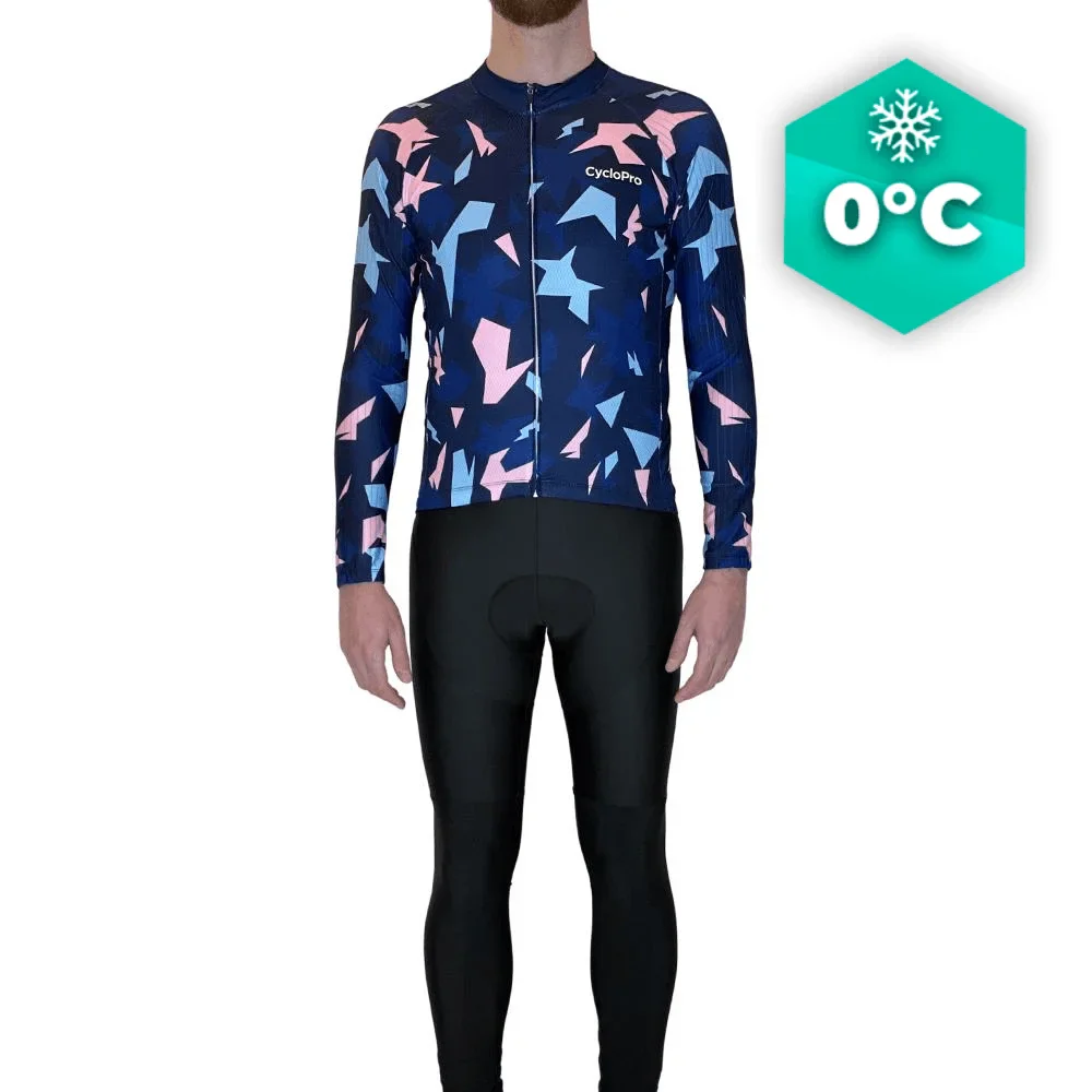 Tenue cycliste hiver Rose et bleue - Origami - Tout pour Créer des Expériences Mémorables en Extérieur - Laponie