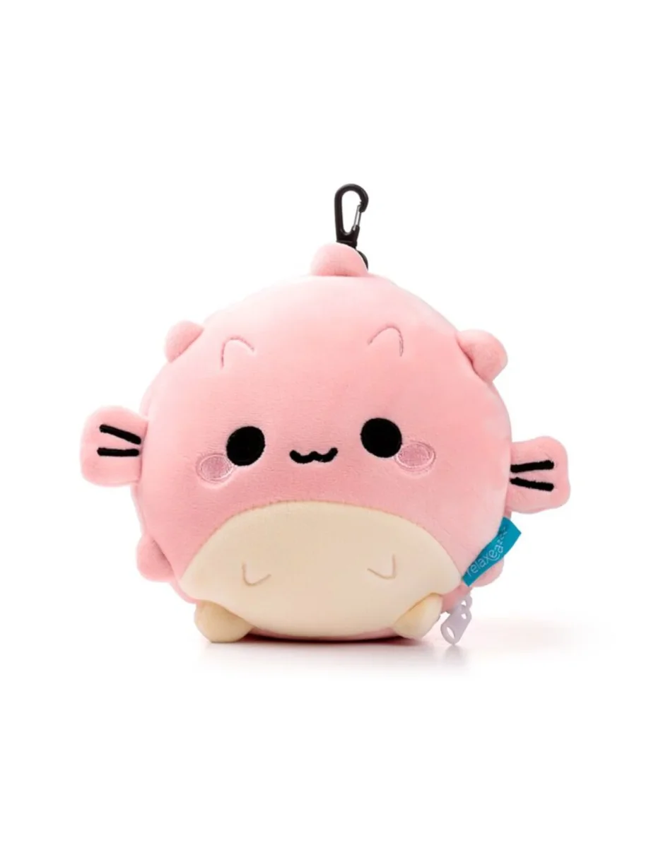 Oreiller et Masque de Voyage 2-en-1 - Poisson-Globe - Relaxeazzz - Boutique Maman & Bébé – Produits Chat Essentiels au Quotidien