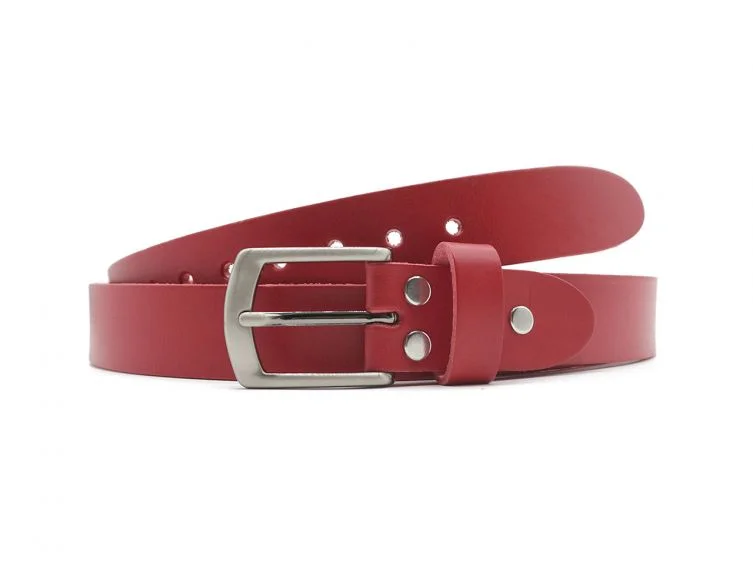 Ceinture la guêpe en cuir rouge 1053 110 cm - Vins Rouges Harmonieux pour Chaque Occasion - ceinture marron ceinture guêpe cuir cm vin occasion