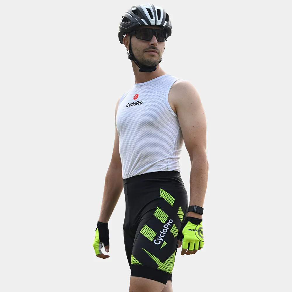 Cuissard Cycliste 3 Poches vert clair - Practical+ - Tout pour Créer des Expériences Mémorables en Extérieur Valley