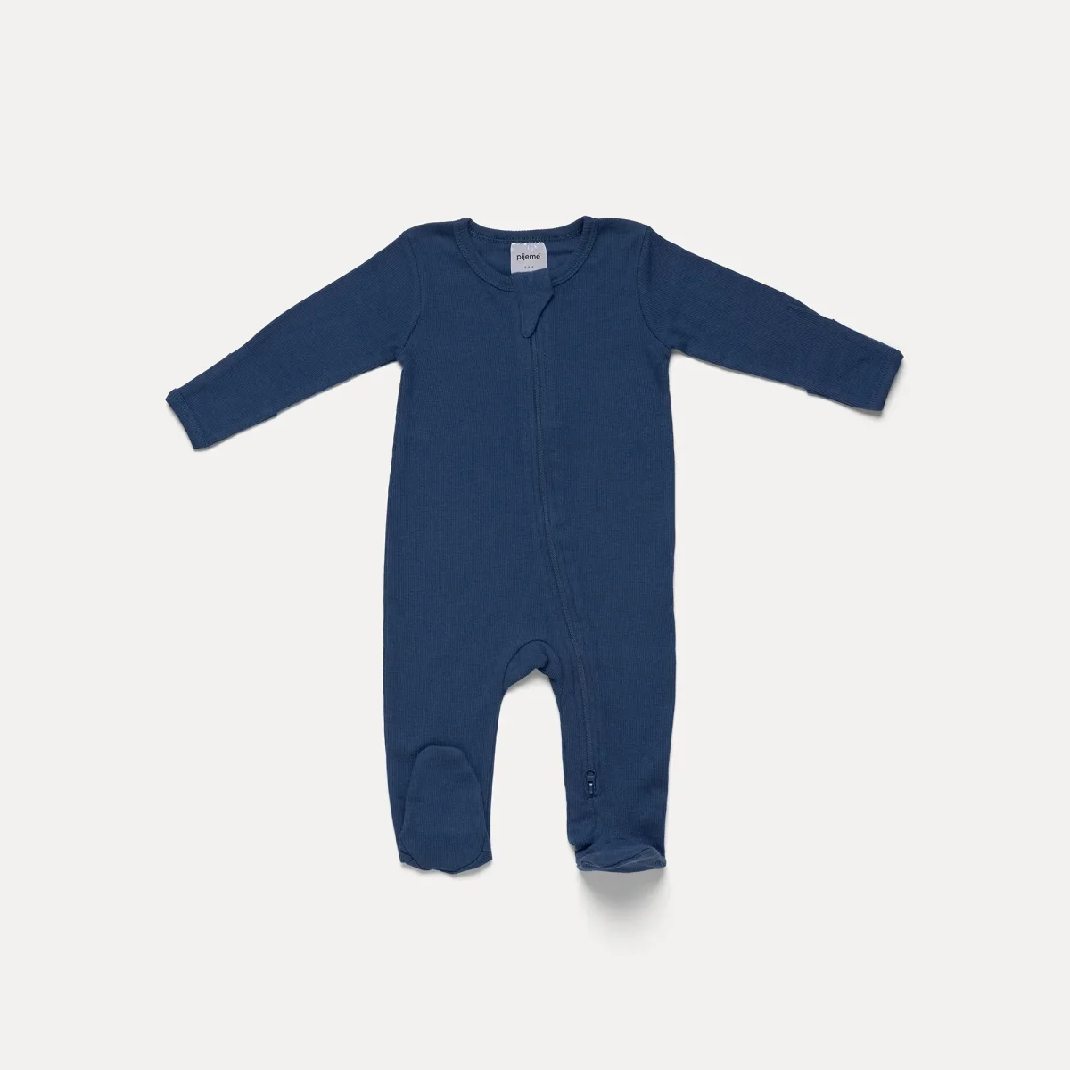 Pijeme - Pyjama à Pattes Coton Biologique Côtelé -Bleu | Pijeme - Organic Cotton Comfort Sleep- Blue - Boutique Bébé en Ligne : Soins, Jouets et Articles Maison Pâte d'argile naturelle 100% | Muscles, tendons, articulations &  récupération