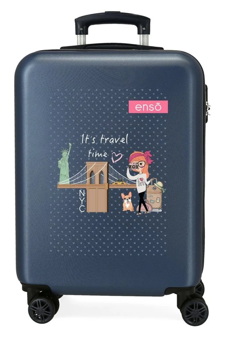 9381121 TROLLEY ABS 55CM.4R.ENSO TRAVEL TIME - Des Produits Outdoor Pensés pour Vos Aventures Travelite au Quotidien