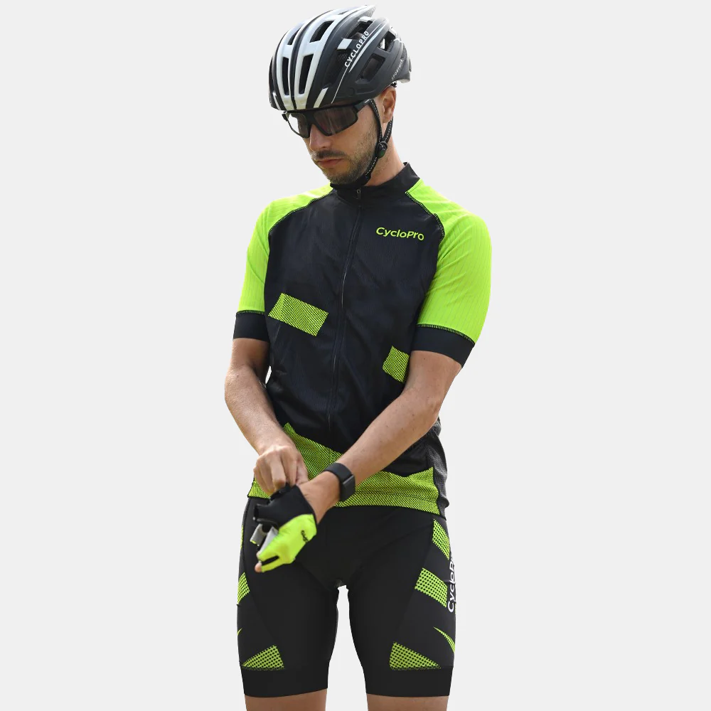 Tenue De Cyclisme Verte - Practical+ WAVE+ - Tout pour Créer des Expériences Mémorables en Extérieur