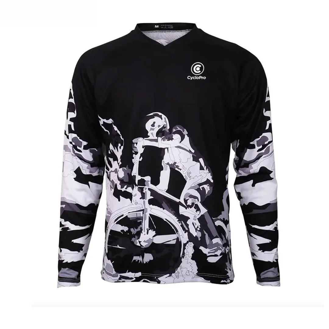 Maillot Vtt homme manche longue noir et blanc | AgilityMax - Tout pour Créer des Expériences Mémorables en Extérieur Expédition directe de Chine] HSPM Débardeur antibactérien à séchage rapide  couleur vert mousse M 1 pièce Haut d'extérieur pour le sport et le fitness,  sans manches,