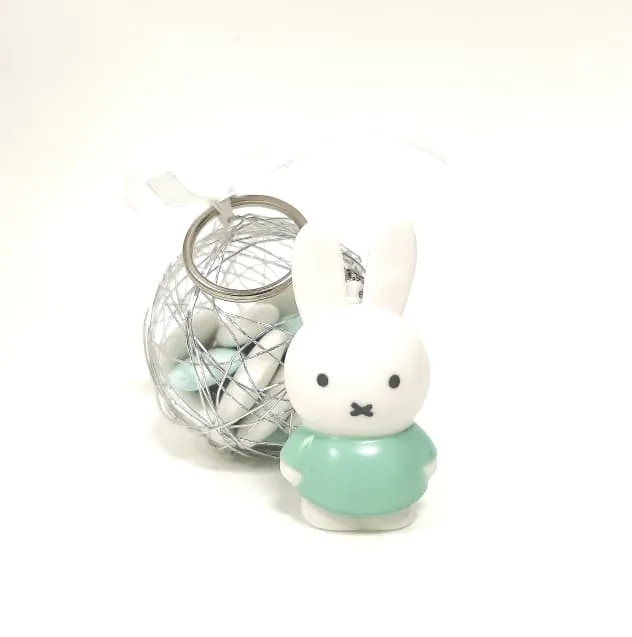 clés Lapin Miffy Vert d’eau ​Boulangerie Pâtisserie Pain Levain Viennoiseries
