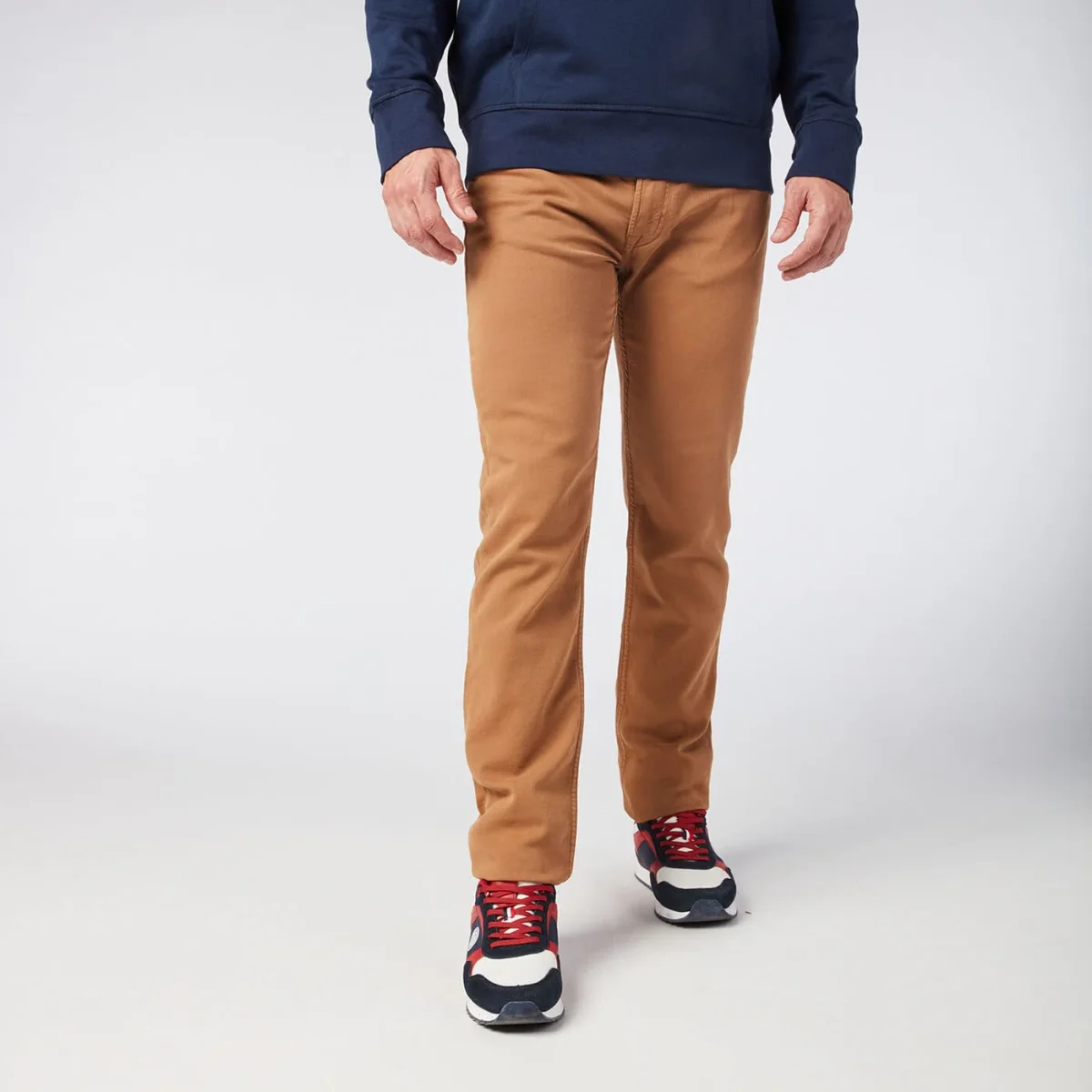 Pantalon 5 poches homme beige coupe slim 325 Powertwist - E-shop mondial – Produits durables, modernes et accessibles partout Homme
