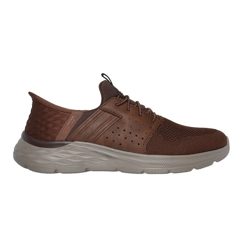 Skechers slip-in chaussures homme - Brun - Organisation de la maison avec des solutions de rangement Astuce Rangement Chaussures : Boîtes Songmics pour Gagner de la Place