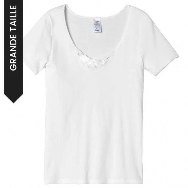 Tee-shirt Femme En Broderie Anglaise - Vins Rouges Harmonieux pour Chaque Occasion - {'count': 1, 'name': 'Padre'}