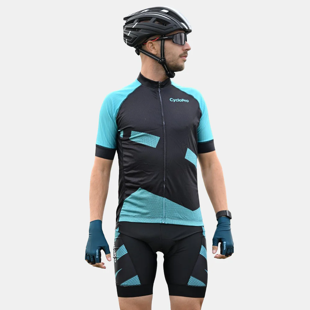 Tenue De Cyclisme Turquoise - Practical+ - Tout pour Créer des Expériences Mémorables en Extérieur - Velor