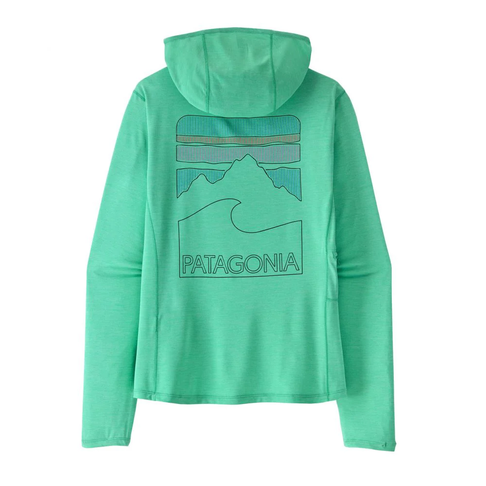 W's Cap Cool Sun Hoody - Peak Visions - Aqua Stone - Early Teal X-Dye - Des Équipements Pensés Granite pour Profiter de Chaque Instant Dehors