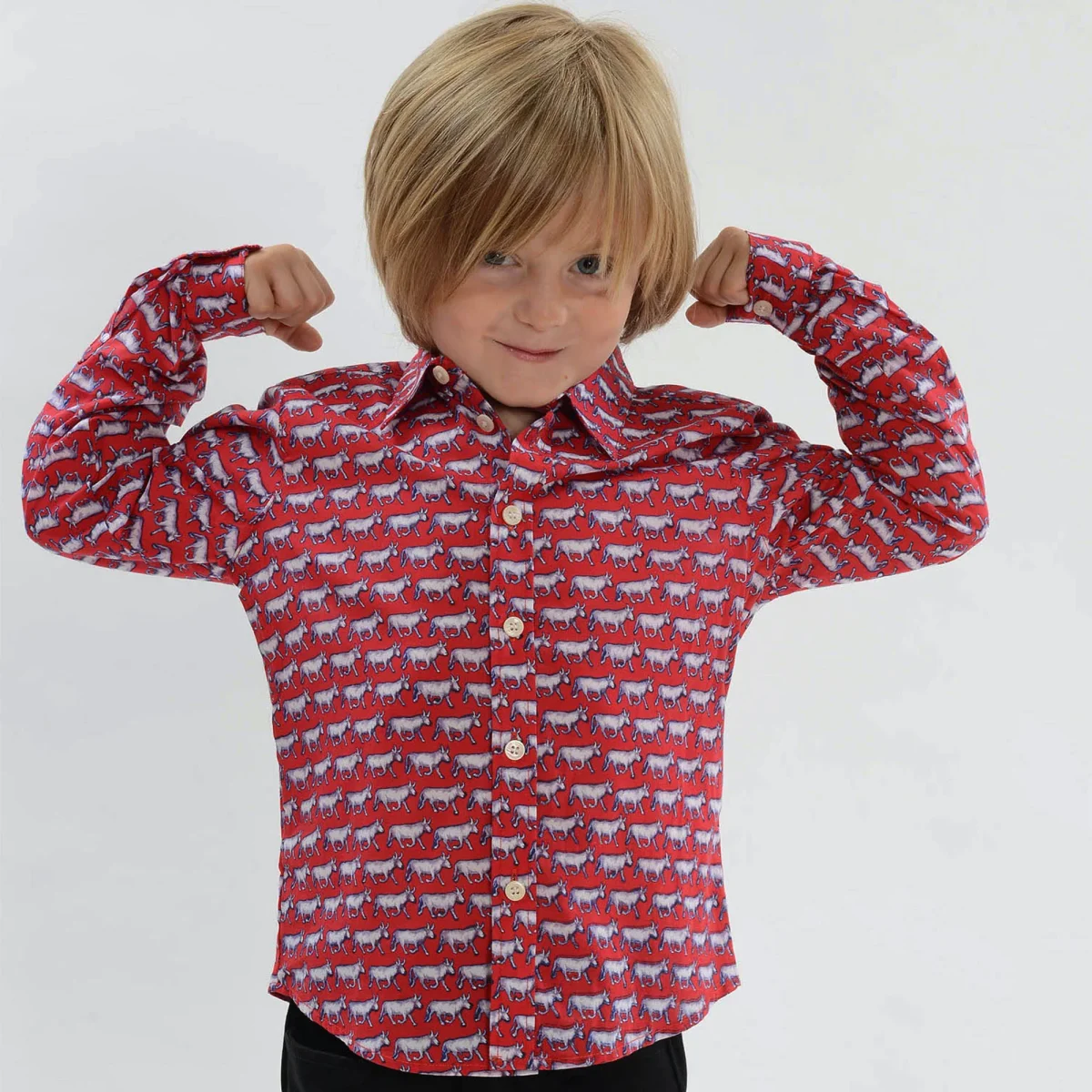 Chemise Gardian Enfant Biou n° Rouge - E-shop mondial – Produits durables, modernes et accessibles partout