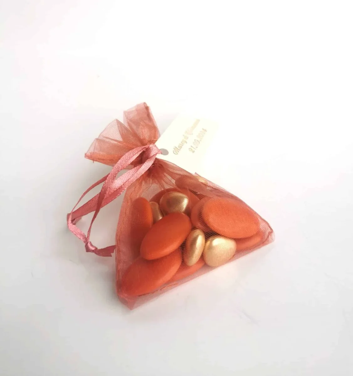Sac organza Terracotta Lot ​Boulangerie Pâtisserie Pain Levain Viennoiseries