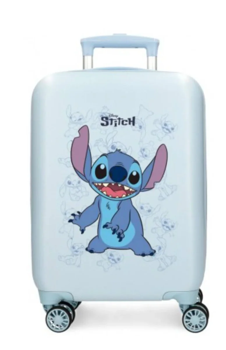 Maleta de cabina rígida Disney Happy Stitch Celeste 50cm - Des Produits Outdoor Pensés pour Vos Aventures au Quotidien NUMADA Upfly XS Valise de voyage cabine 55 x 36 x 19 cm (31 L) avec