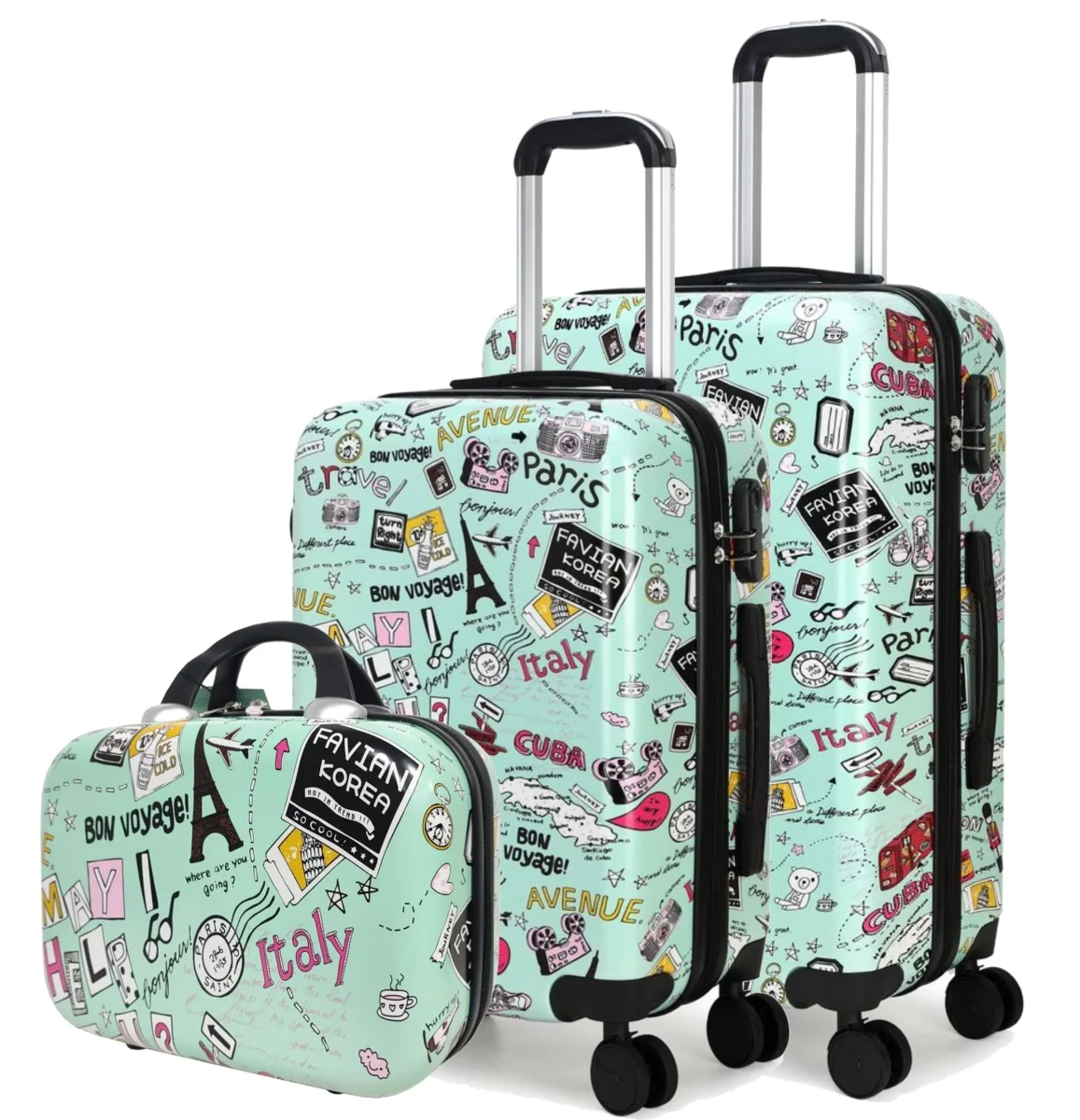 Greenwich Juego de dos maletas Maracaibo Mediana + Pequeña + Neceser - Des Produits Outdoor Pensés pour Vos Aventures au Quotidien Ensemble Aventure 3 Pièces – Joe Aventure