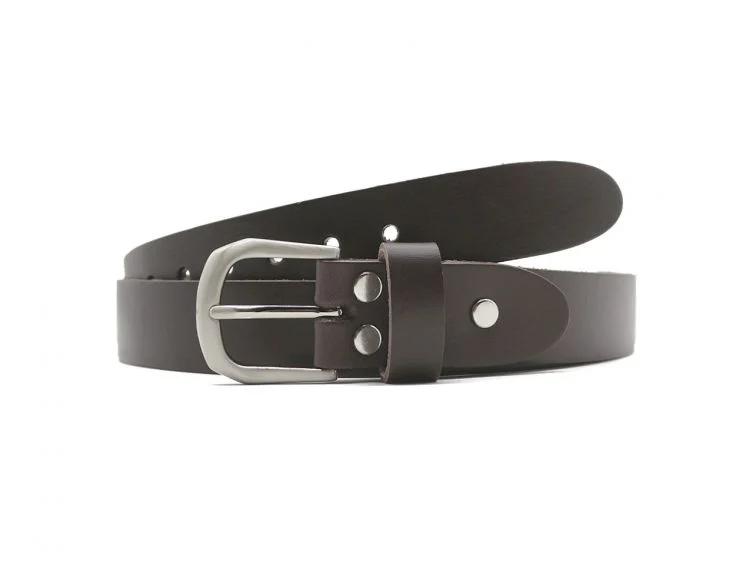 Ceinture la guêpe en cuir marron 1052 110 cm - Vins Rouges Harmonieux pour Chaque Occasion La Guêpe - Maroquinerie artisanale, raffinée, discrète - Marques de France