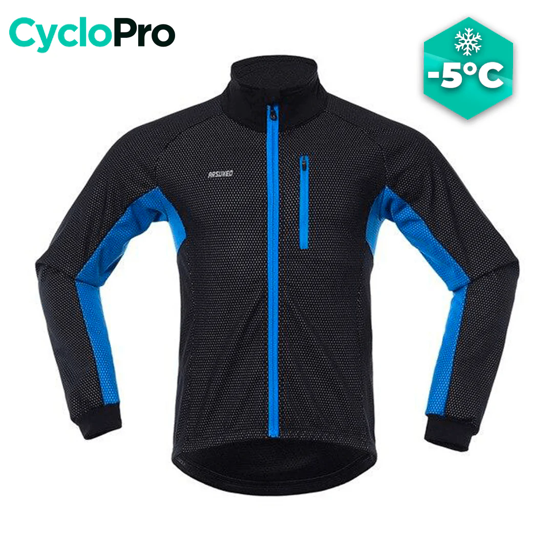 Veste thermique cyclisme grand froid Bleu - DESTOCKAGE - Tout pour Créer des Expériences Mémorables en Extérieur Choisir vêtement cyclisme hiver - Guide d'achat