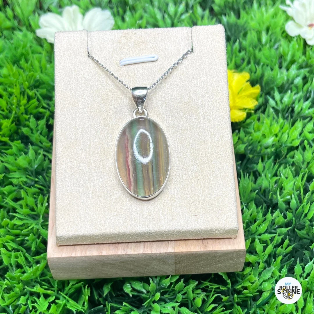 Pendentif Fluorite Arc Ciel Argent Saldi Straordinari Offerte Speciali Disponibili Adesso