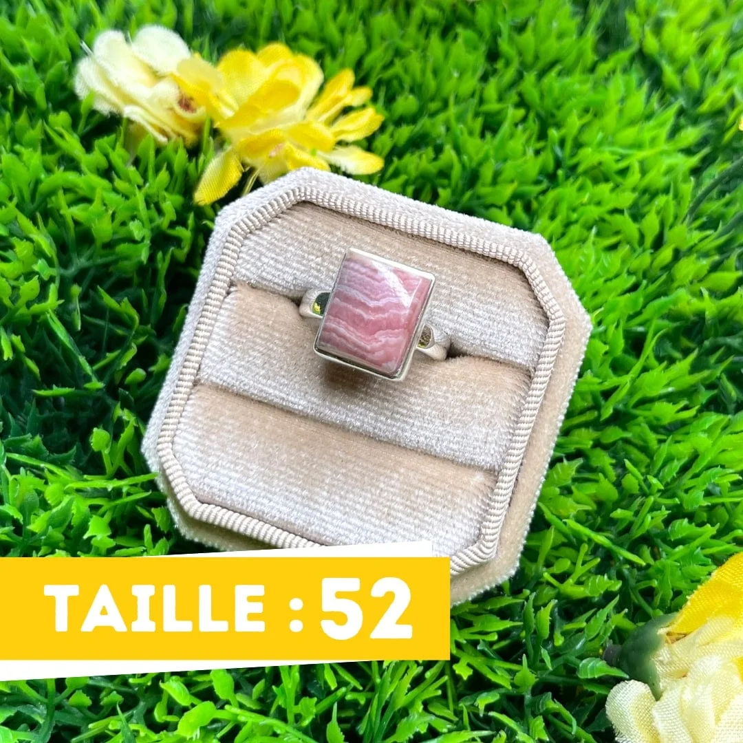 Bague Argent NY Rhodochrosite #4 - Saldi Straordinari – Offerte Speciali Disponibili Adesso