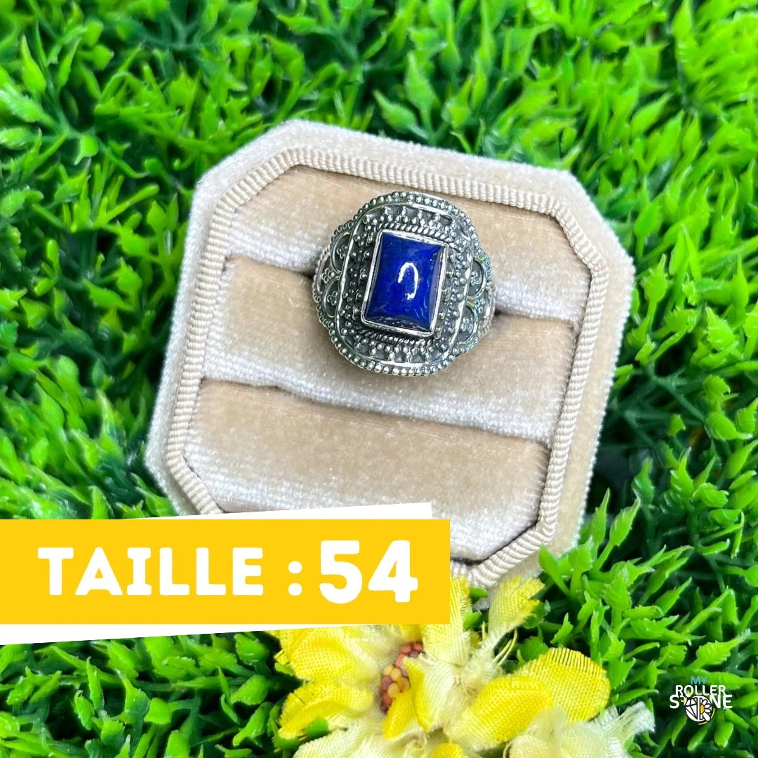 Bague Argent 925 Lapis Lazuli #193 - Saldi Straordinari – Offerte Speciali Disponibili Adesso - Bague croix