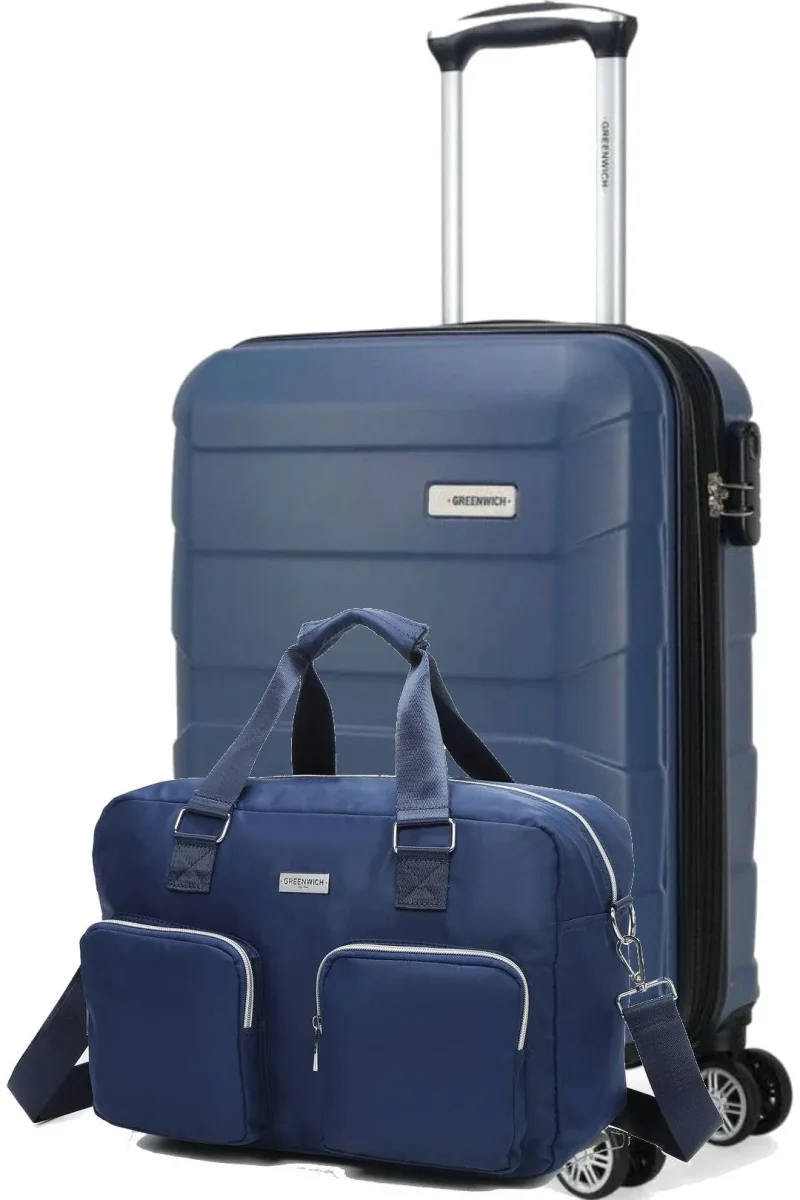 SET DE GREENWICH MALETA DE CABINA EXTENSIBLE BUDAPEST Y BOLSA DE VIAJE BUFON Marino - Des Produits Outdoor Pensés pour Vos Aventures au Quotidien El cachondeo fue máximo. Que si el equipaje fantasma, que si lo vi varias  veces porque pensaba que me había saltado algo, que si tu mochila se