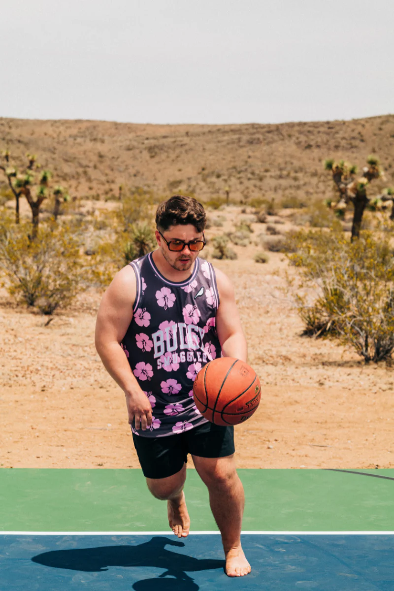 Maillot de Basket en Hibiscus Rose et Marron - E-shop mondial – Produits durables, officielle modernes et accessibles partout
