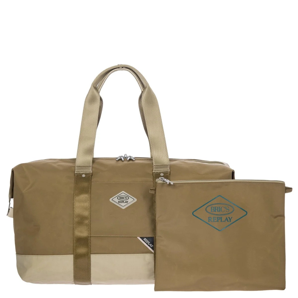 BRIC´S BOLSA DE VIAJE MEDIANA 2 EN 1 EN TEJIDO RECICLADO REPLAY - Des Produits Outdoor Pensés pour Vos Aventures au Quotidien - {'count': 1, 'name': 'Viajes'}