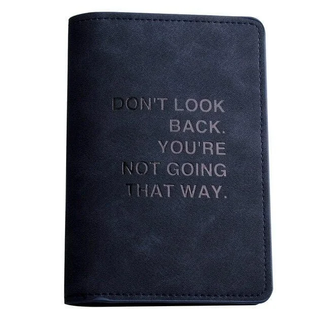 Protège-Passeport Don’ Look Back Univers maison accessoires utiles vie
