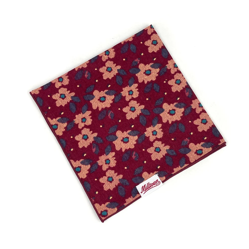 Bandana Fleurs Rouges Roses Saldi Straordinari Offerte Speciali Disponibili Adesso
