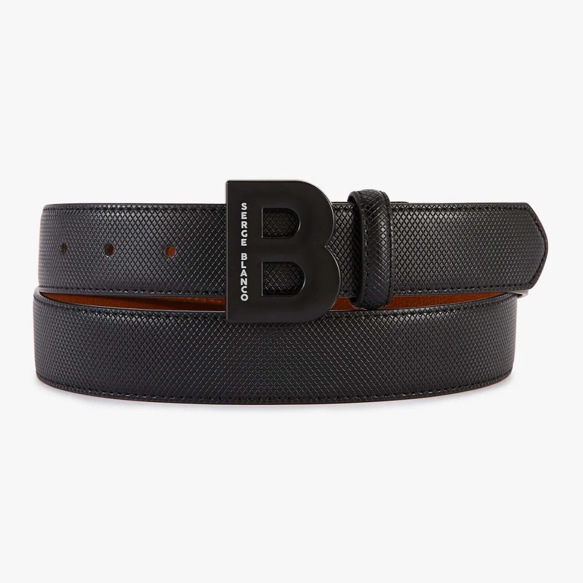 Ceinture réversible en nubuck avec 2 boucles - E-shop mondial – Produits durables, modernes et accessibles partout Ceinture en nubuck réglable bleu marine – SERGE BLANCO