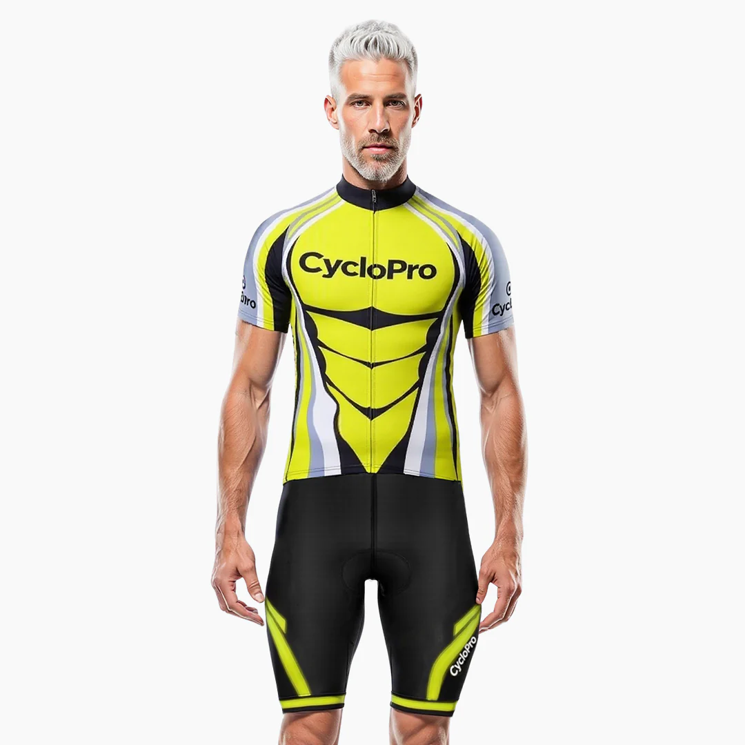 TENUE DE CYCLISTE ROUTE JAUNE - SHAPE+ - Tout pour Créer des Expériences Mémorables en Extérieur - vélo femme tenue cycliste expérience extérieur