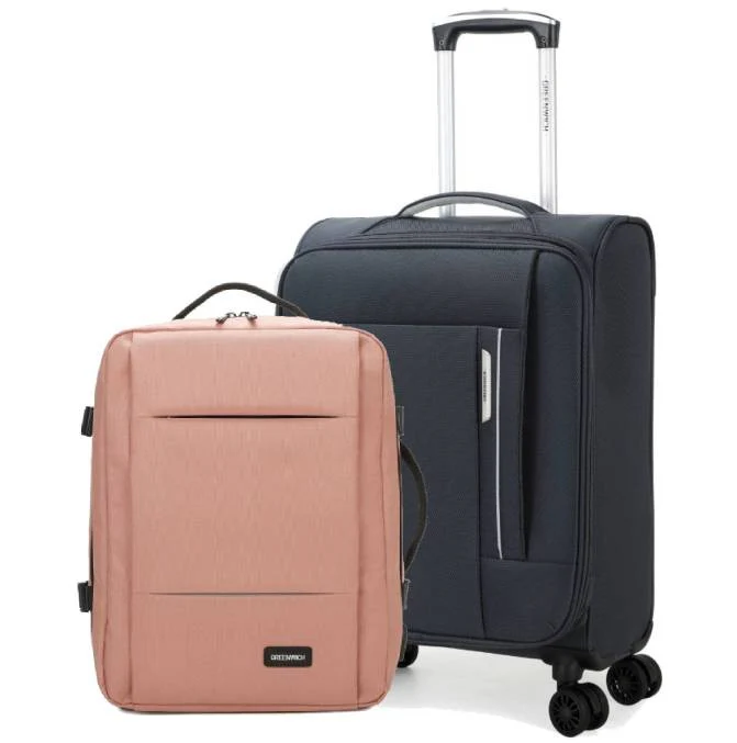 PACK GREENWICH MALETA CABINA ECO-RECYCLED TUNEZ 55CM + MOCHILA DE VIAJE HUGO - Des Produits Outdoor Pensés pour Vos Aventures au Quotidien - {'count': 1, 'name': 'Cor'}