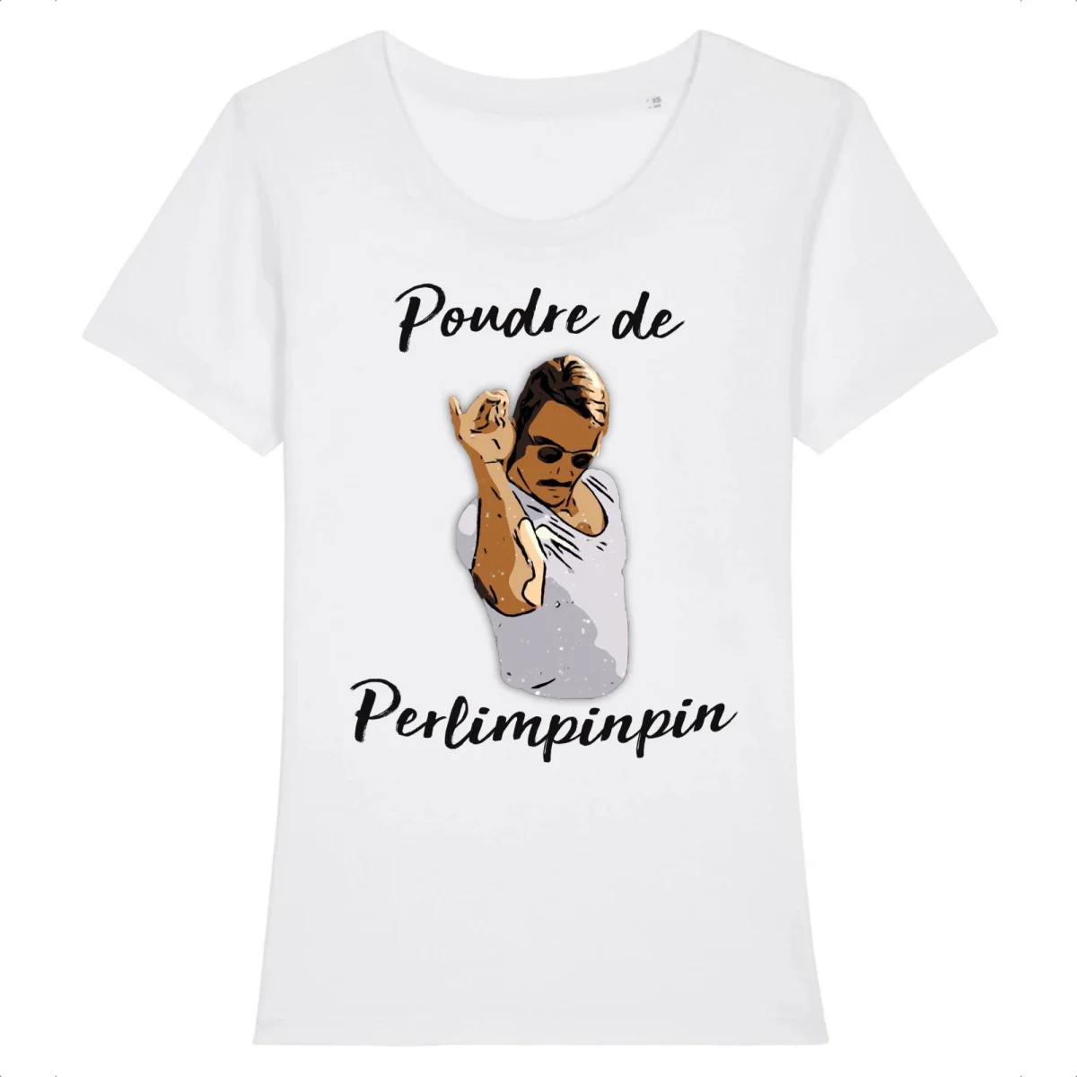 T-shirt « Poudre de Perlimpinpin » – Pour Femme - Édition Limitée – L’Art Clothing de la Table Française en Promotion !