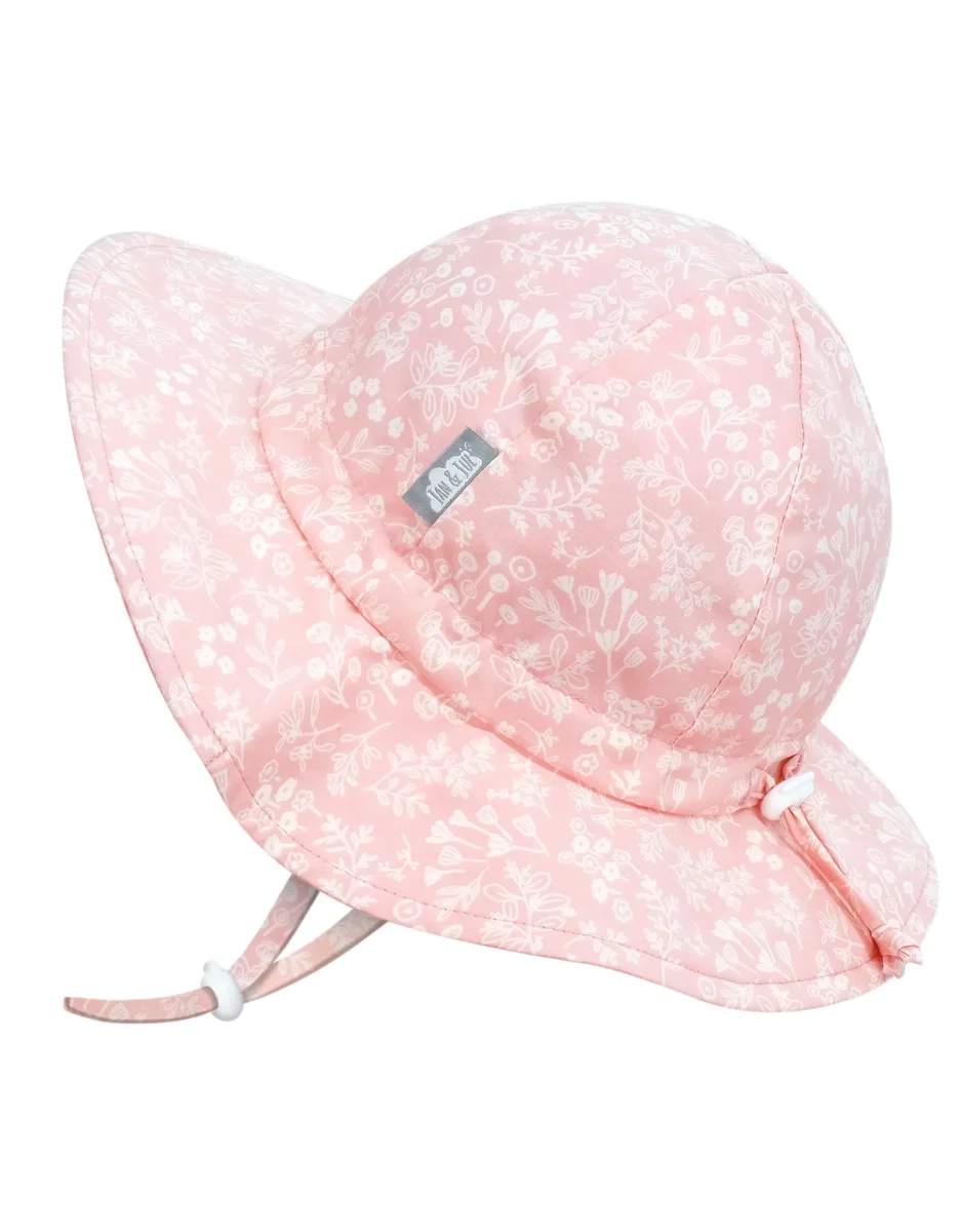 Chapeau Soleil Floppy en Coton - Prairie Rose - Jan & Jul - Boutique Maman & Bébé – Tree Produits Essentiels au Quotidien