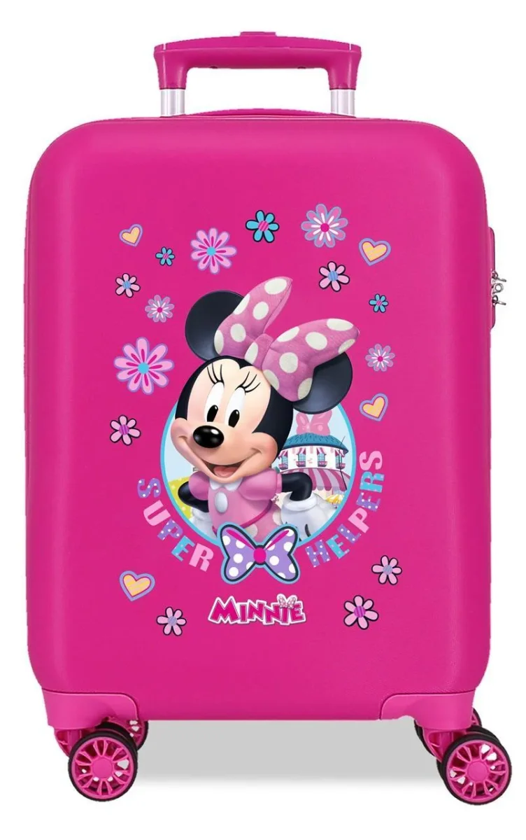 4571362 TROLLEY ABS 50CM.4R.MINNIE SUPER HELPERS FUCSIA - Des Produits Outdoor Pensés pour Vos Aventures au Quotidien - {'count': 1, 'name': 'Grande'}