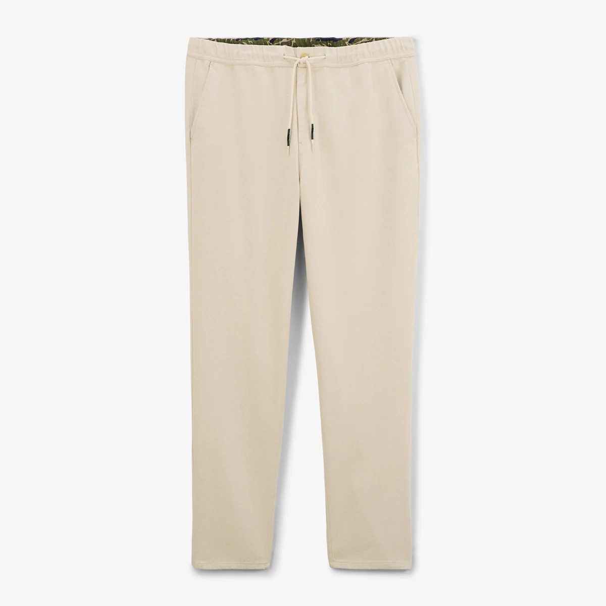 Pantalon 549 regular confort élastiqué en twill de coton écru - E-shop mondial – Produits durables, modernes et accessibles partout Twill de coton extensible - Taupe - Les Tissus Minifra