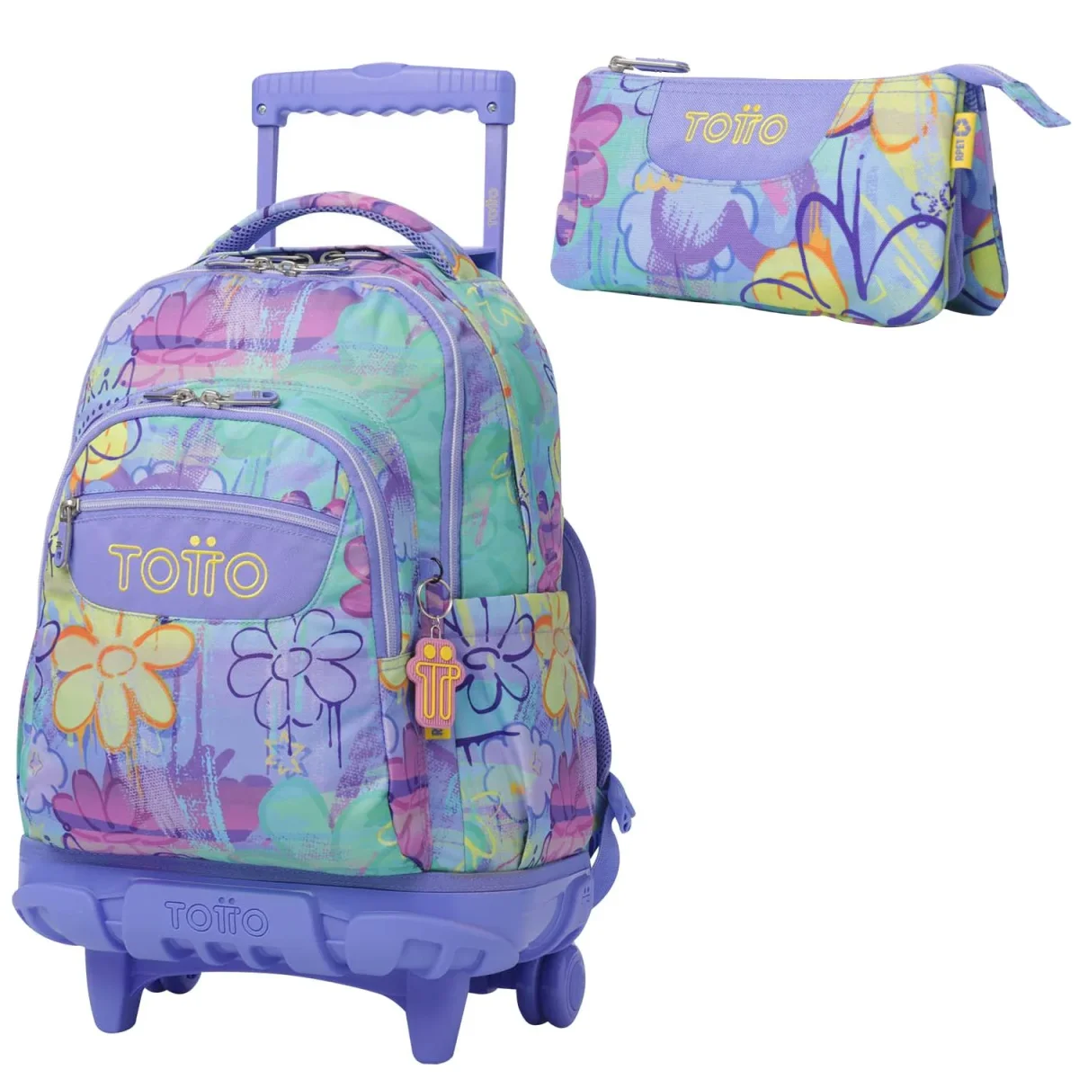 TOTTO Mochila escolar con ruedas Renglones + Estuche Tablero - 5Q8 Grafily - Des Produits Outdoor Pensés pour Vos Aventures au Quotidien - {'count': 1, 'name': 'Estampada'}