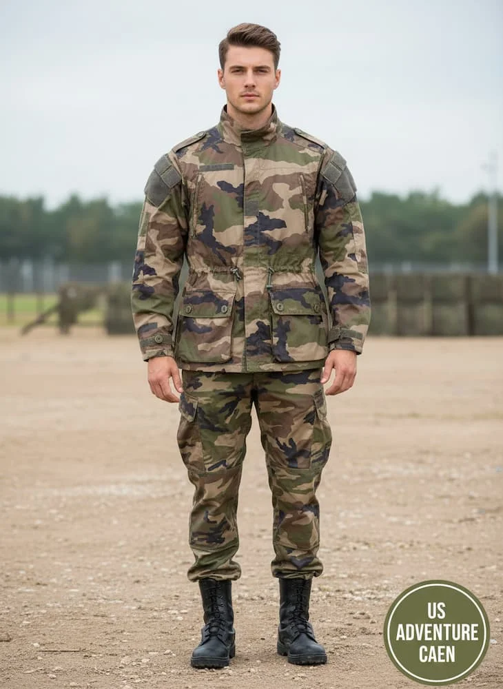 Veste Félin camouflage CE occasion armée Française - Accessoires pratiques maison pour un intérieur plus fonctionnel Veste / chemise de combat F3 ZD camouflage désert 96M Armée Française  daguet | eBay