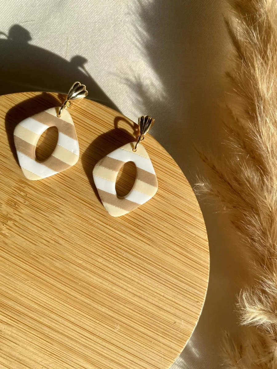 Boucles d’oreilles FLOW.CO ​Boulangerie Pâtisserie Pain Levain Viennoiseries