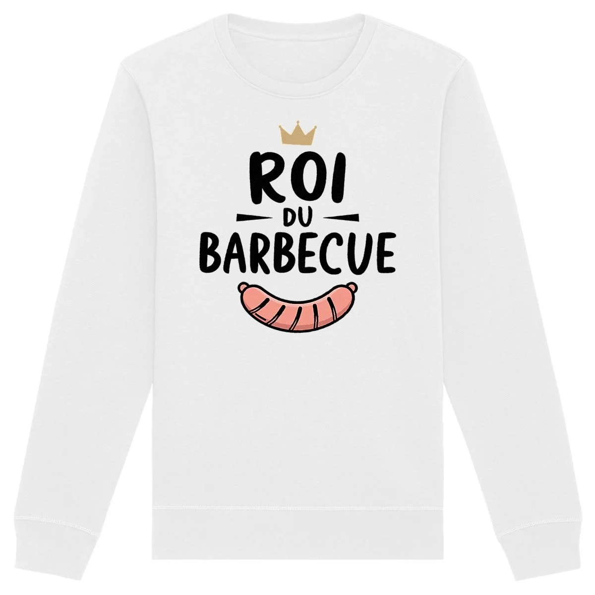 Sweat Roi barbecue Unisexe Édition Limitée Art Table Française Promotion