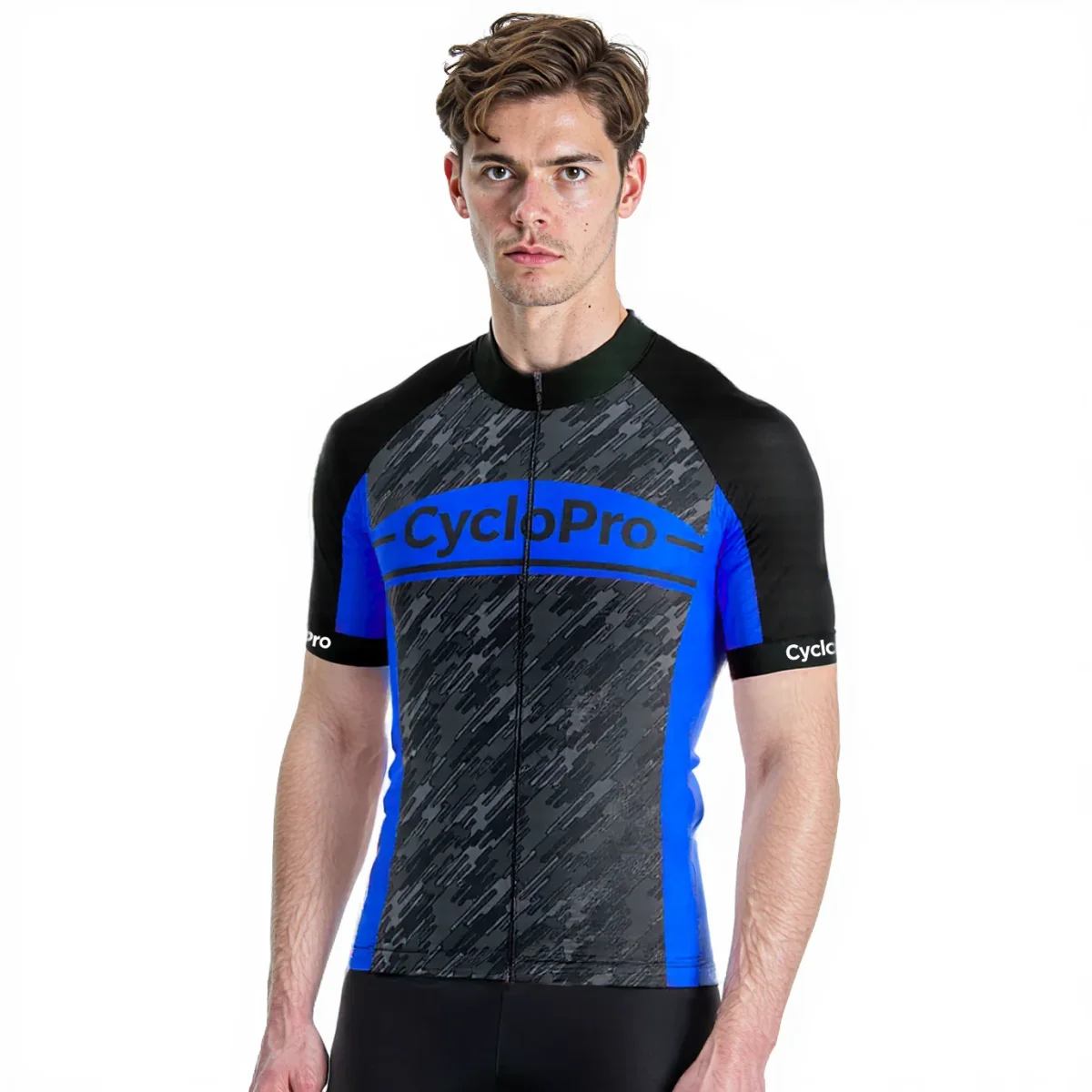 Maillot Cyclisme Promotions Route Bleu - Wind+ - DESTOCKAGE - Tout pour Créer des Expériences Mémorables en Extérieur