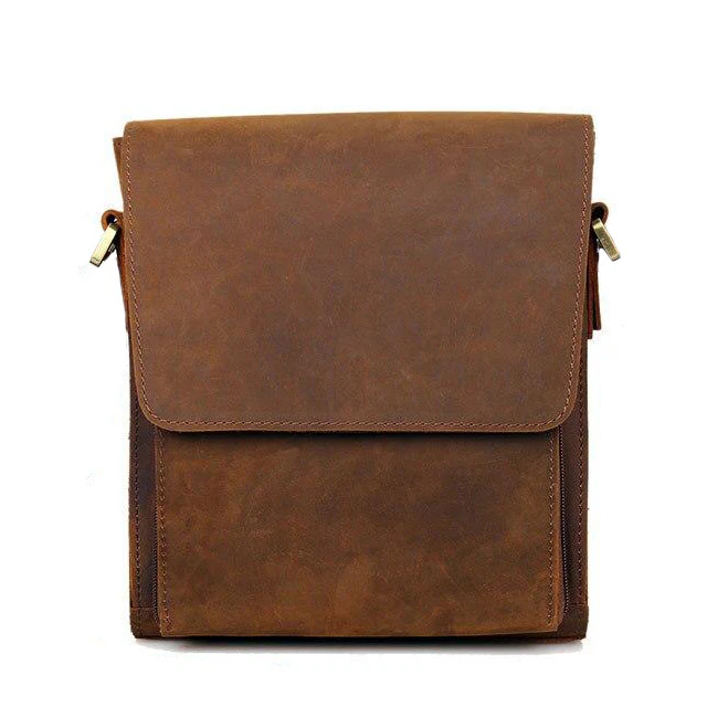 Sac bandoulière en cuir camel | CARACAS - Outdoor Sports Shop – Bons Plans Randonnée & Trekking - Hexagona sac
