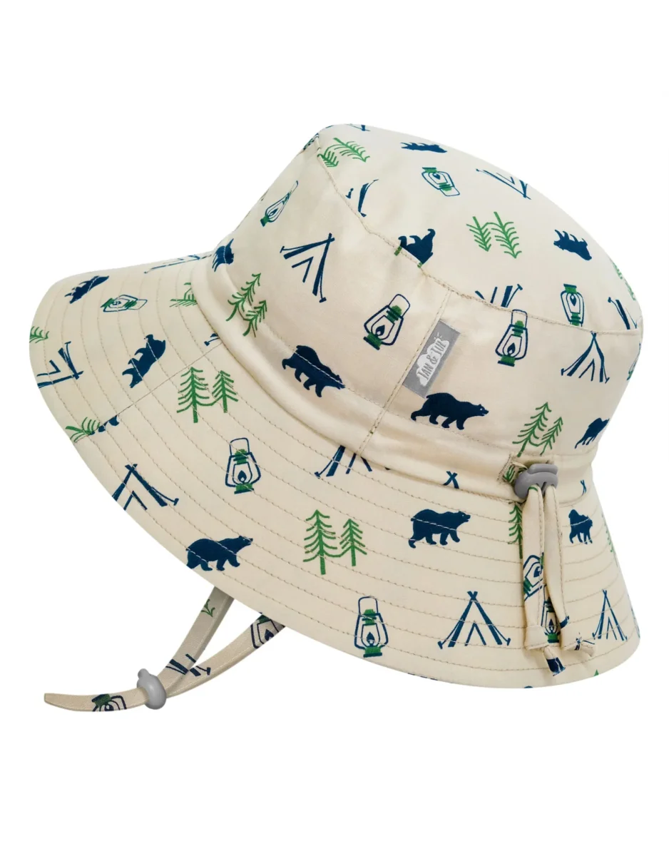 Chapeau Bob Coton Camping Ours Jan amp Jul Boutique Maman Bébé Produits Essentiels Quotidien