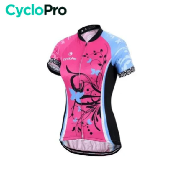 Maillot Vélo Apprécie de Route à Fleurs - Confort+ - Tout pour Créer des Expériences Mémorables en Extérieur