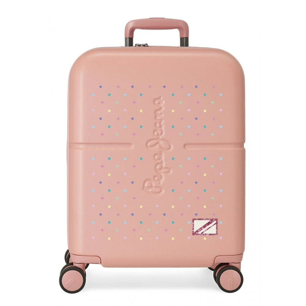Maleta de cabina Pepe Jeans Carina rosa claro rígida 55cm - Des Produits Outdoor Kg Pensés pour Vos Aventures au Quotidien