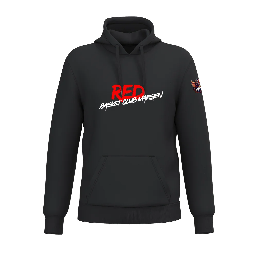 Sweat capuche RBCM RED2 Noir Matériel sport cher Meilleur rapport qualité prix