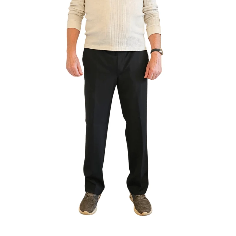 Pantalon avec stretch 360° - Noir - Organisation de la maison avec des solutions de rangement Meuble bibliothèque gain de place noir pour ranger livres et dossiers |  stockinger.com