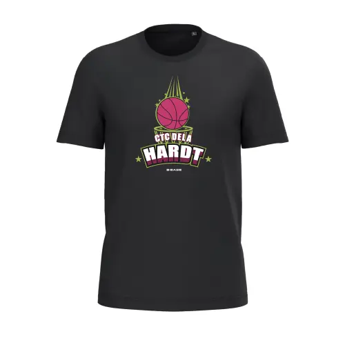 T-shirt qualité CTC de la Hardt – BIG – Noir - Matériel sport pas cher – Meilleur rapport qualité-prix