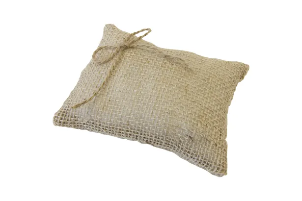 Coussin alliances jute Mariage champêtre ​Boulangerie Pâtisserie Pain Levain Viennoiseries