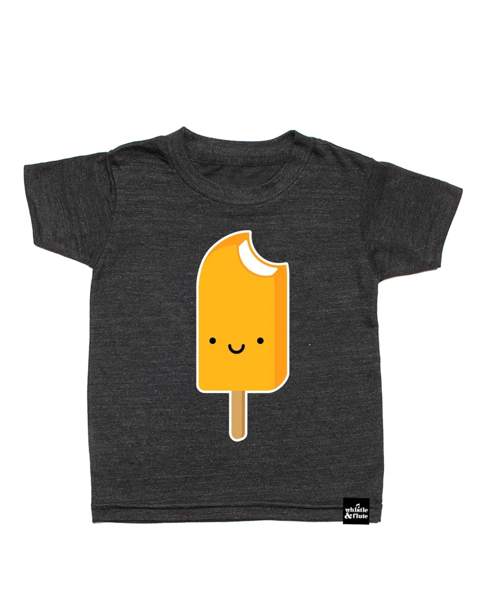T-shirt kawaii Popsicle à l'orange - Enfant - Whistle & Flute shirt - Boutique Maman & Bébé – Produits Essentiels au Quotidien